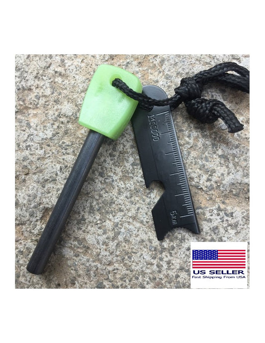 Flint Emergency Camping Fire Starter Glow in the Dark Handle