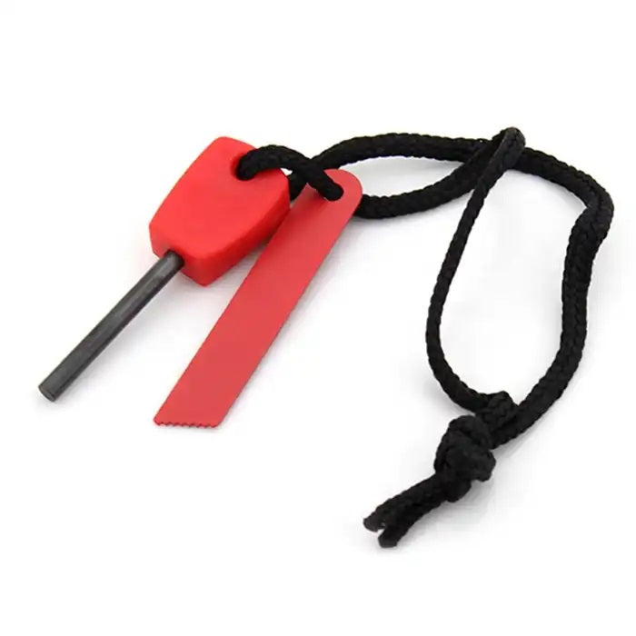 2 Pack Fire Starter, 3/16 Inch x 1.5-inch Waterproof Fire Steel, Ferro Rod