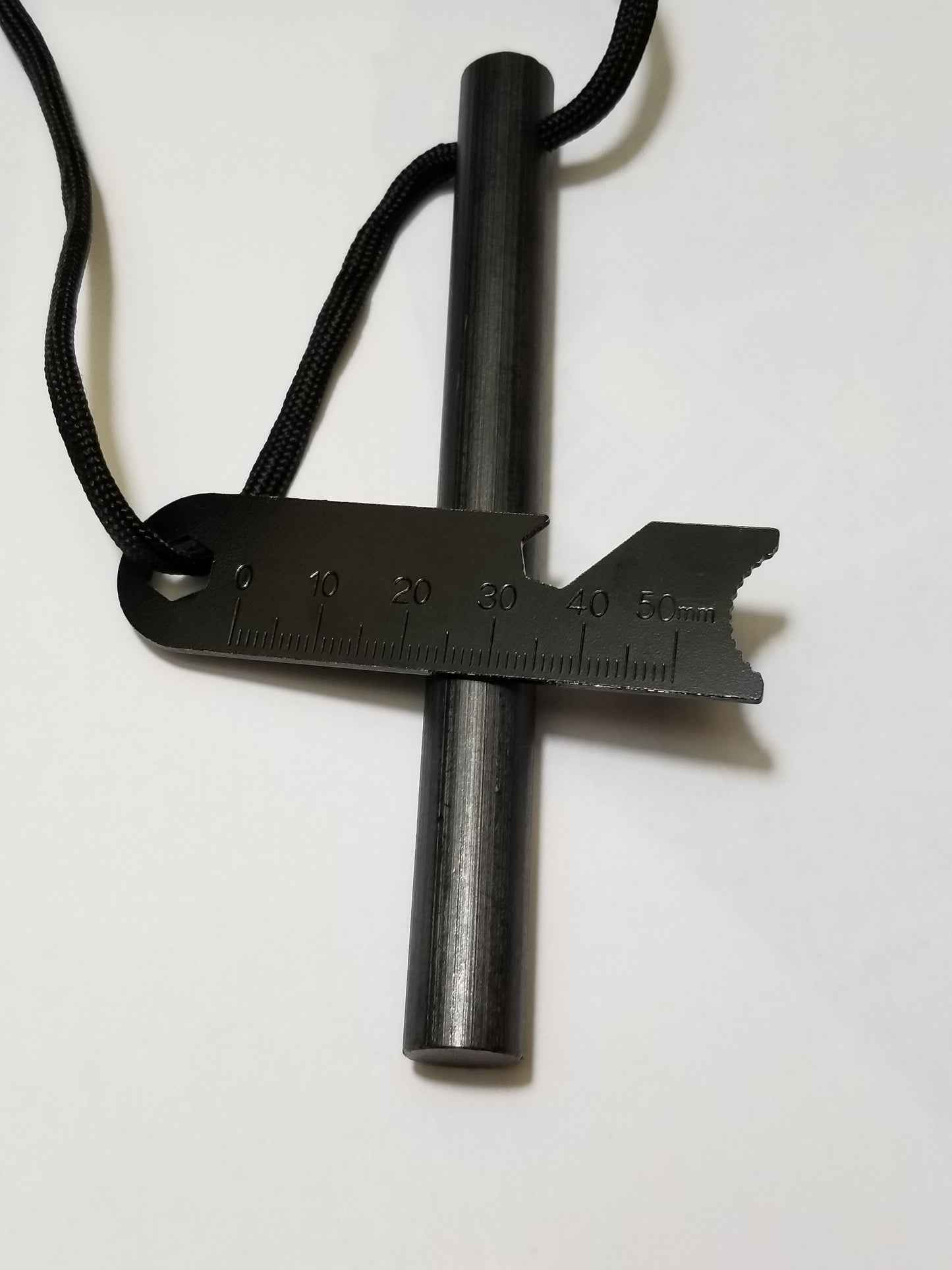 HUGE 1/2" x 5" Ferrocerium Rod Flint Stone Striker Fire Starter w/ Steel Striker
