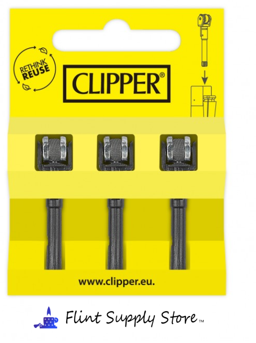 Clipper Lighter Flint 1 Box, 12 Pack, 3PCS Per Pack Flint Barrel Replacement Wheel
