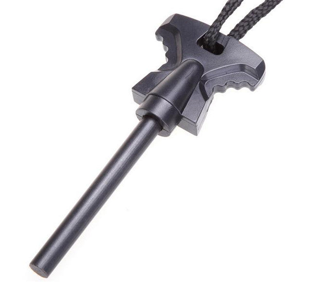 Fire Starter Flint Steel Striker Ferro Rod Waterproof Firesteel Camping Lighter