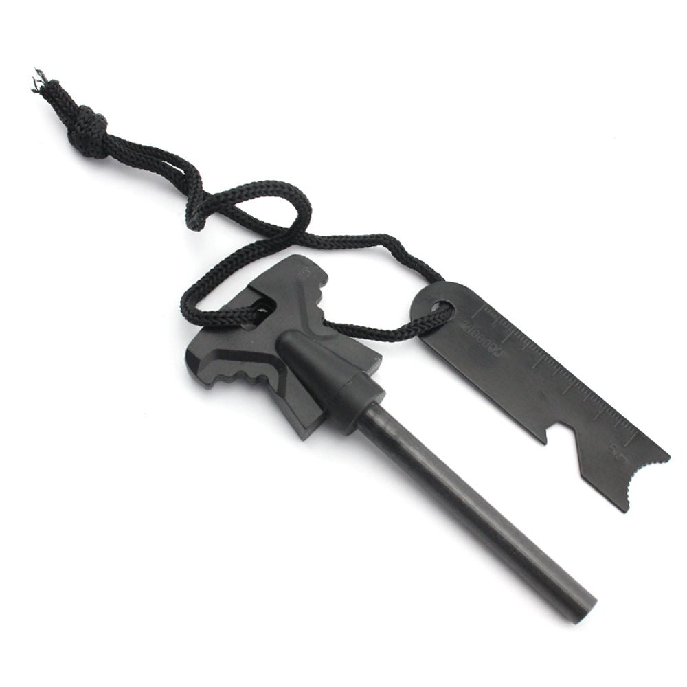 Fire Starter Flint Steel Striker Ferro Rod Waterproof Firesteel Camping Lighter