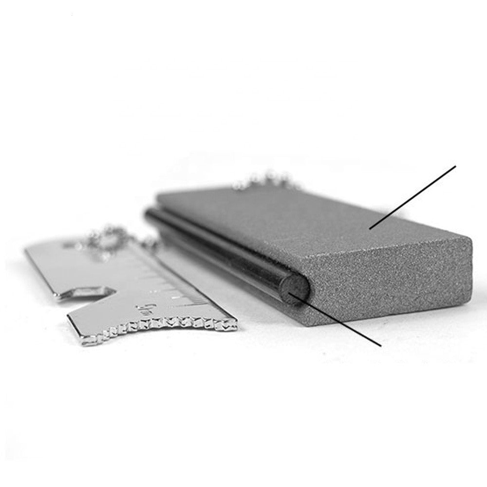 Outdoor Survival Kit Scraper Blade Magnesium Flint Striker Fire Starter