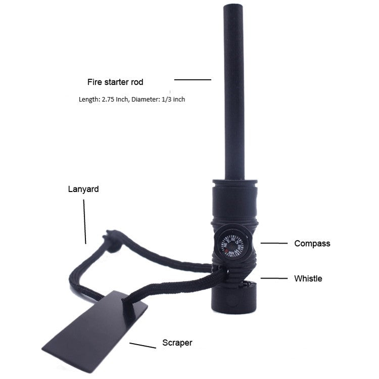 Fire Starter, Magnesium Rod, Survival fire starter