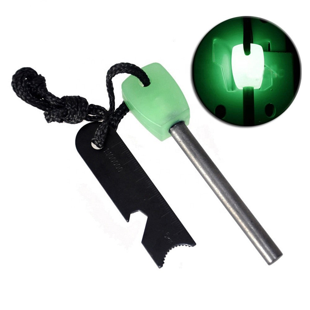 Flint Emergency Camping Fire Starter Glow in the Dark Handle