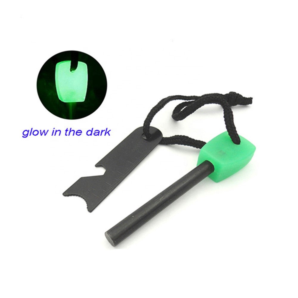 Flint Emergency Camping Fire Starter Glow in the Dark Handle