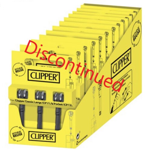 Clipper Lighter Flint 1 Box, 12 Pack, 3PCS Per Pack Flint Barrel Replacement Wheel