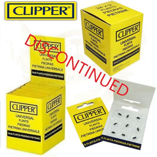Authentic CLIPPER Replacement Lighter Flint 24 Pack 216 Flints For Zippo & more