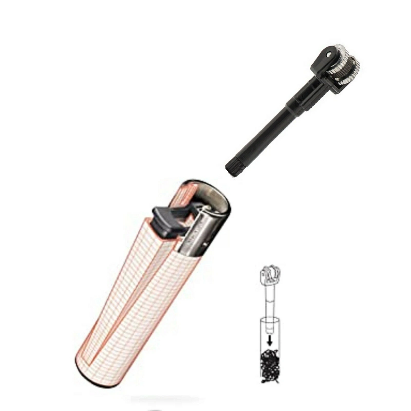 Replacement for Clipper Lighters Flint Barrel Replacement Wheel